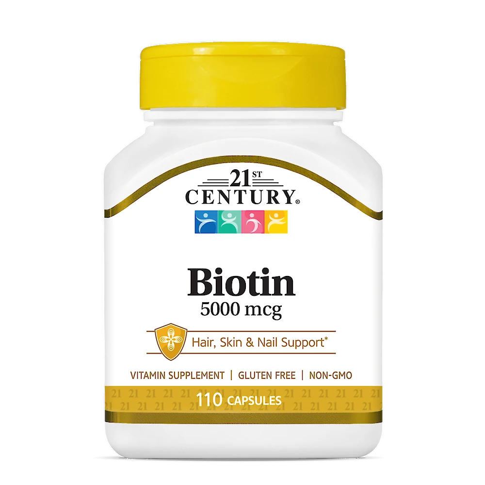 21st Century Biotin - 5,000mcg - 110 Capsules