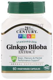 21st Century Ginkgo Biloba Extract - 60 Capsules