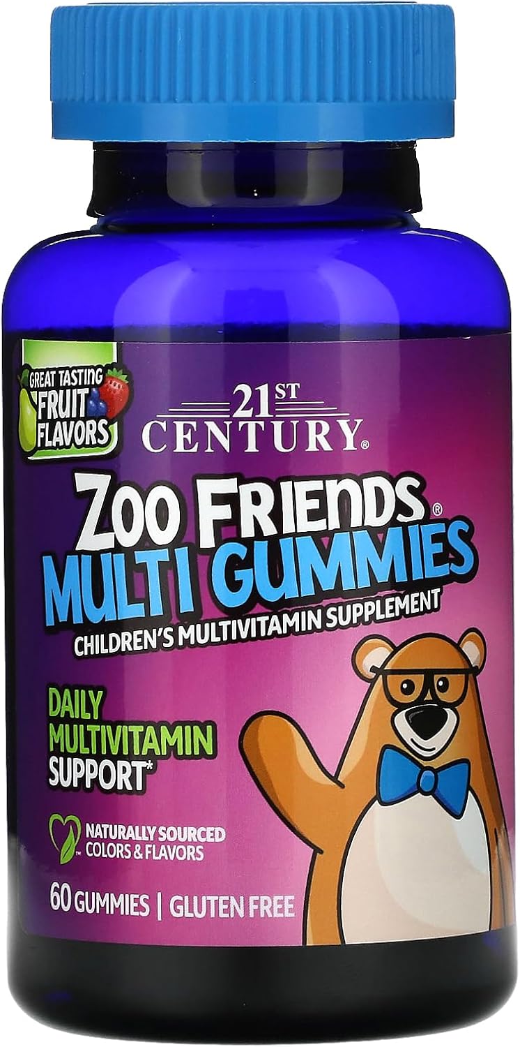21st Century Zoo Friends Multi Gummies Children's Multivitamin Supplement - 60 Gummies