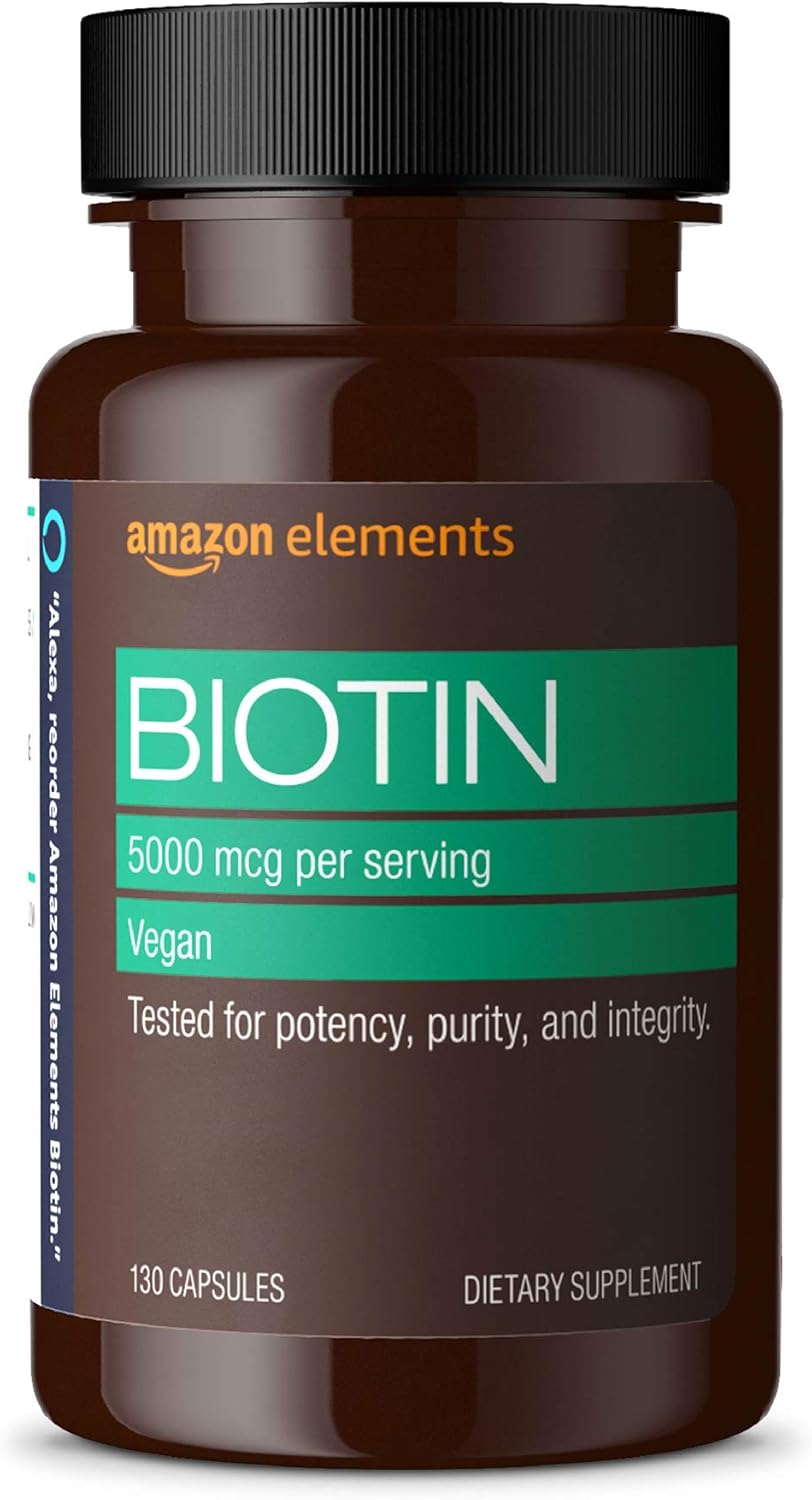 Amazon Elements Biotin - 130 Capsules