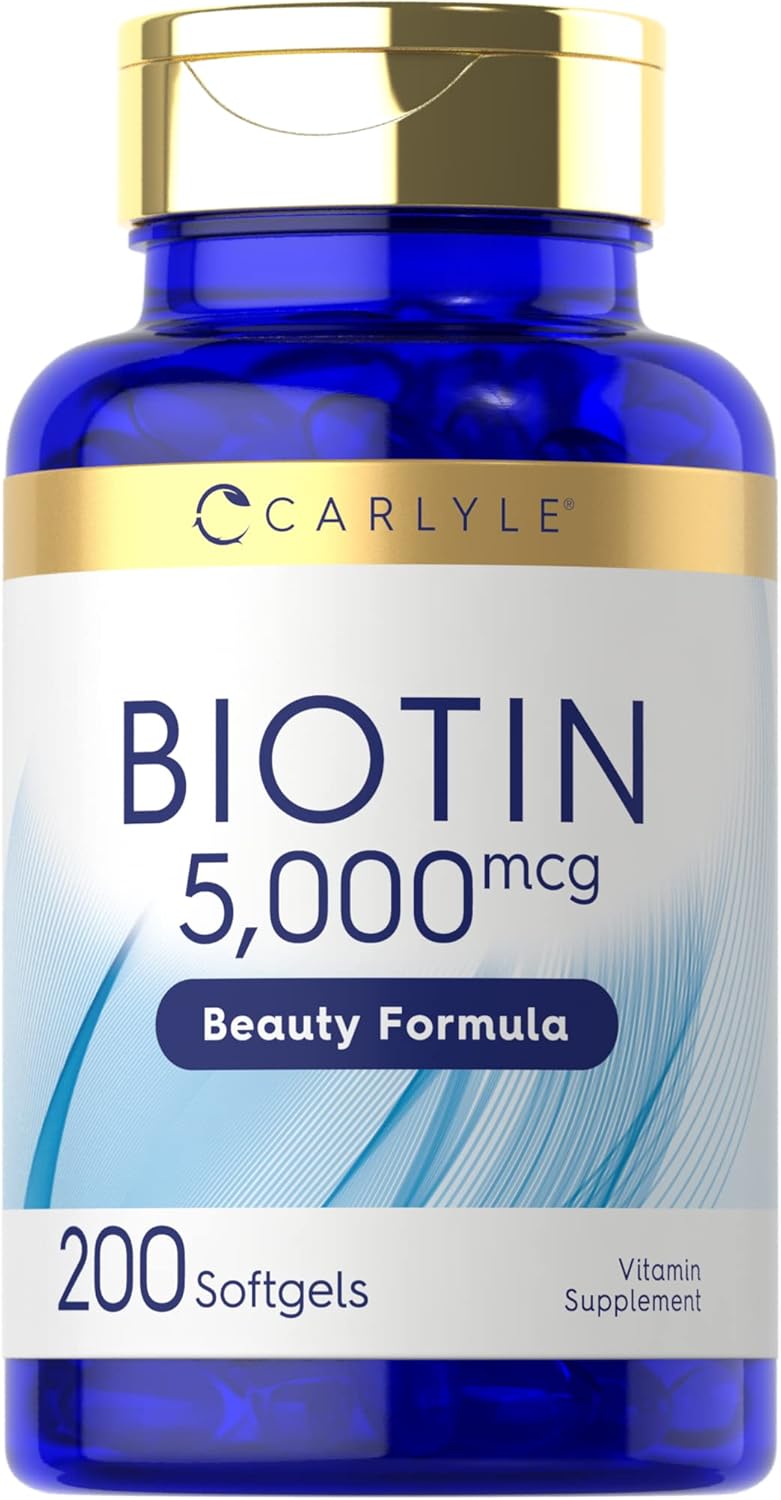 Carlyle Biotin - 5,000mcg - 200 Softgels