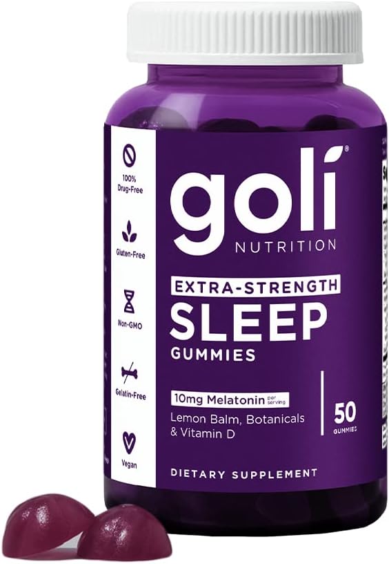Goli Nutrition Extra Strength Sleep Gummies - 50 Gummies