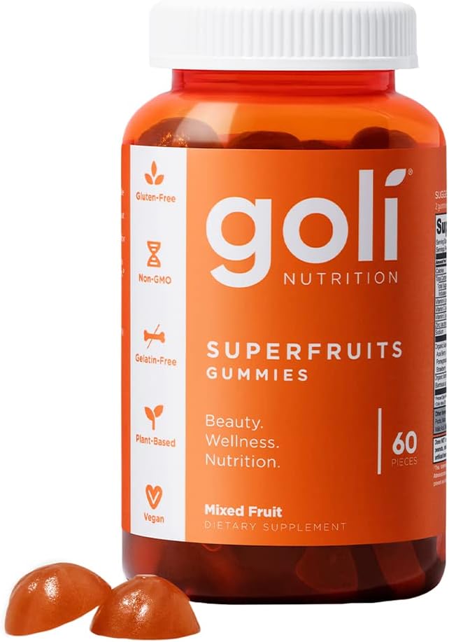 goli Nutrition Superfruits Gummies - 60 Pieces