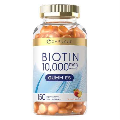 Carlyle Biotin Gummies - 10,000mcg - 150 Veg Gummies