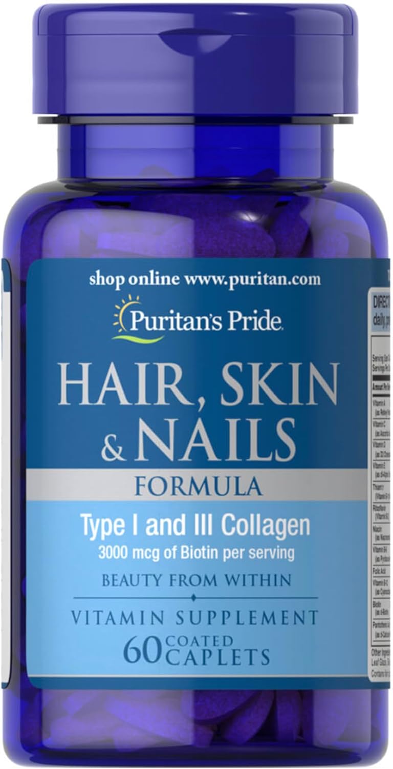 Puritan's Pride Hair, Skin & Nails - 60 Capsules