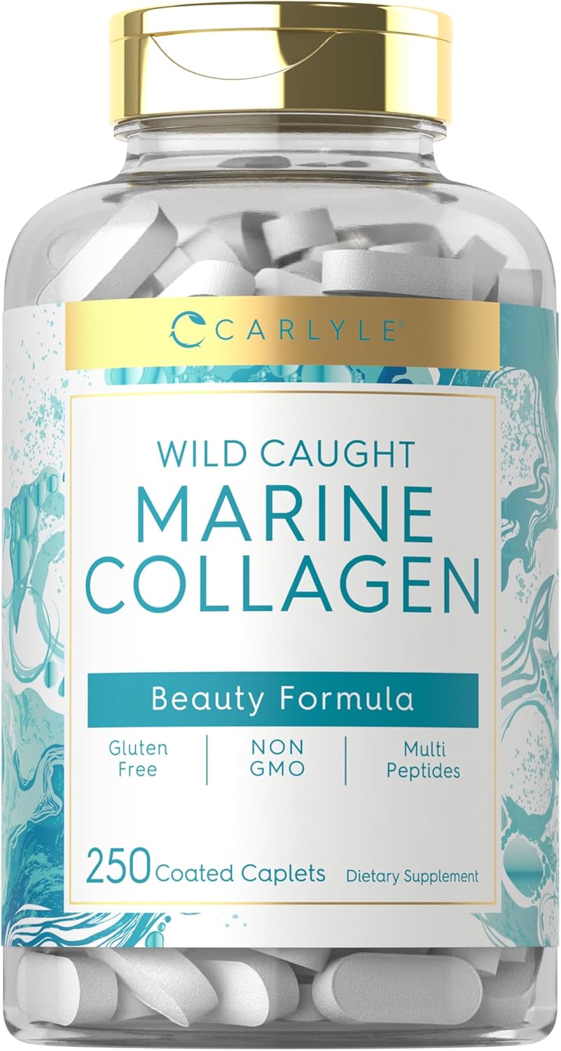 Carlyle Wild Caught Marine Collagen Beauty Formula - 250 Coated Caplets