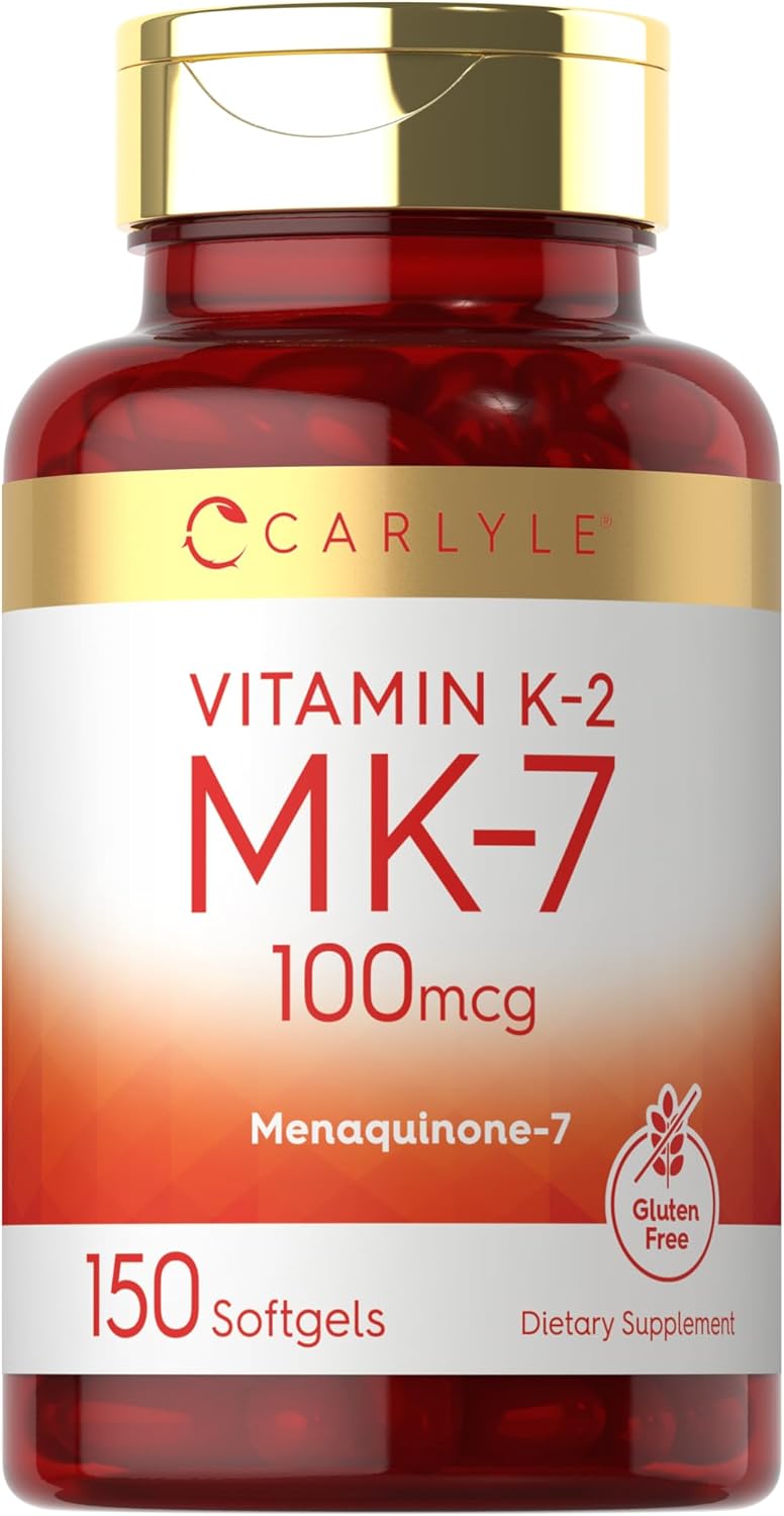 Carlyle Vitamin K2 MK-7 (100mcg) 150 Softgels