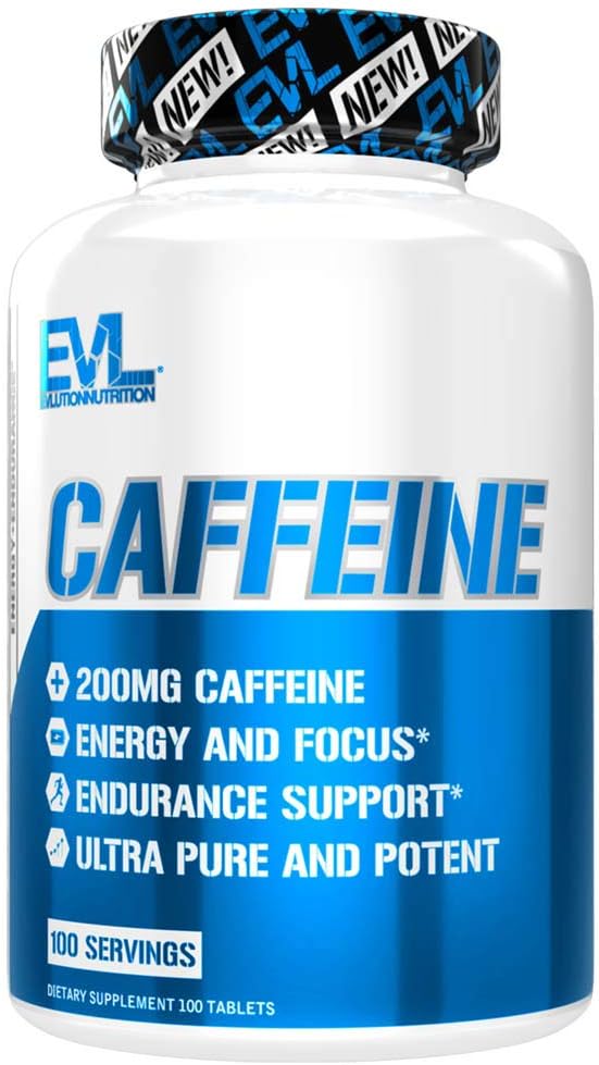EVL Caffeine - 200mg - 100 Tablets