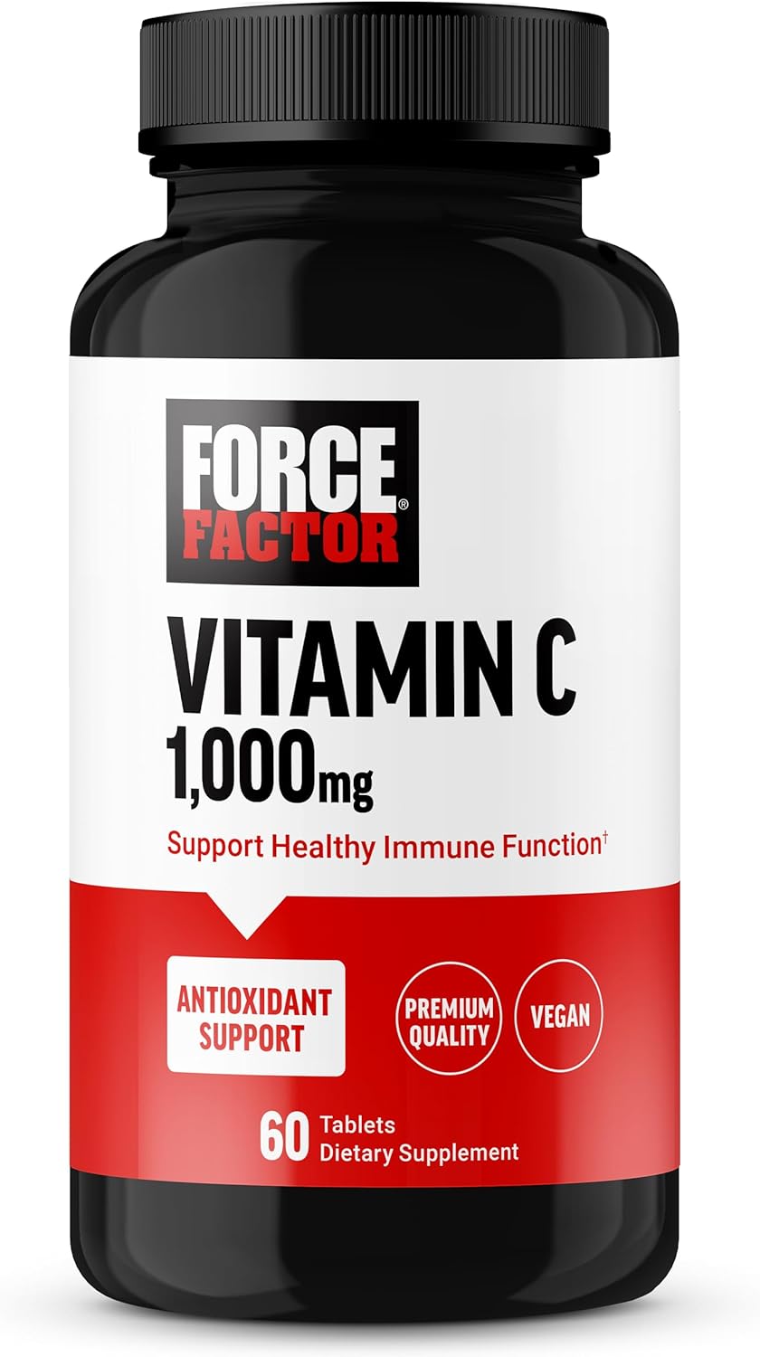 Force Factor Vitamin C - 1,000mg - 60 Tablets