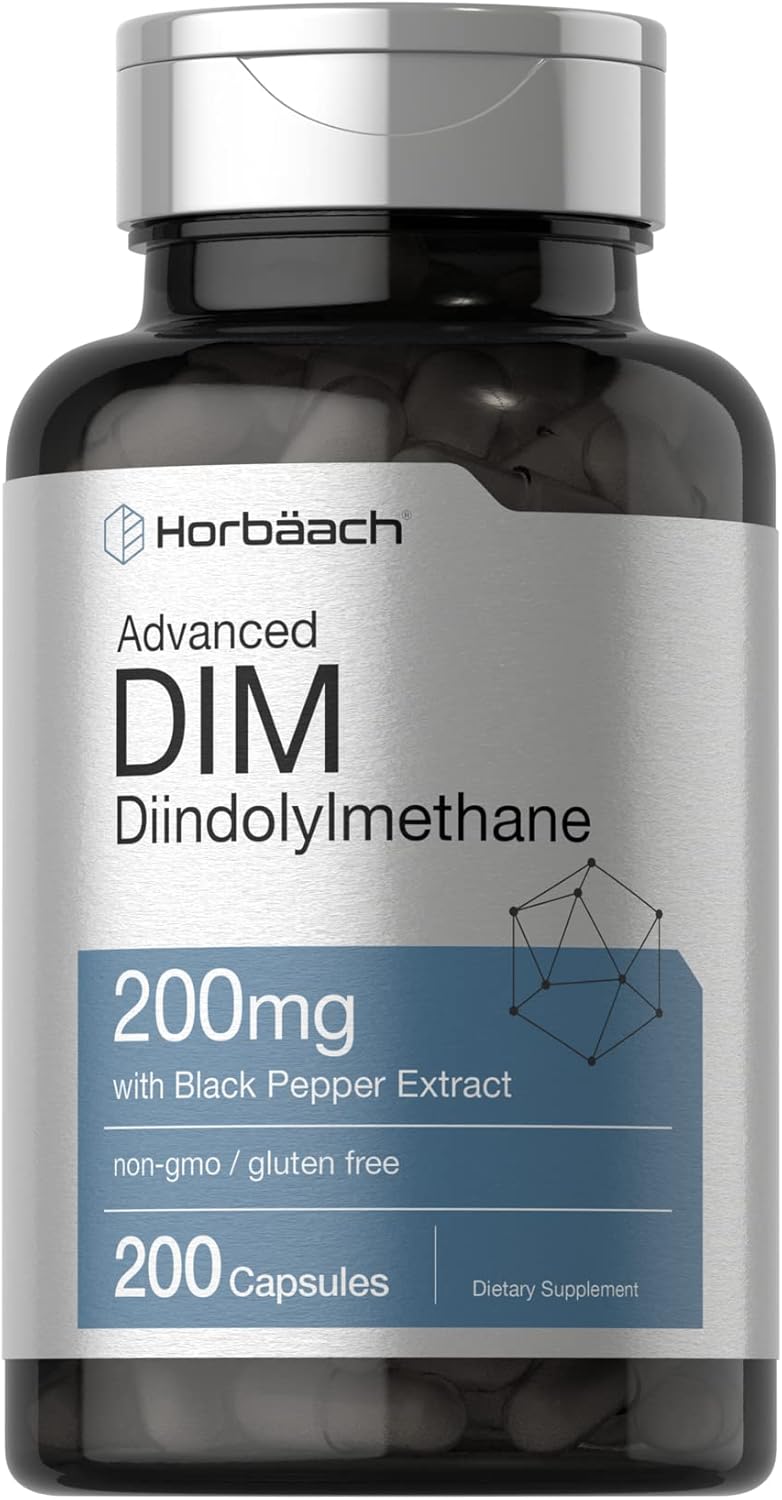 Horbäach Advanced DIM Diindolylmethane - 200mg - 200 Capsules