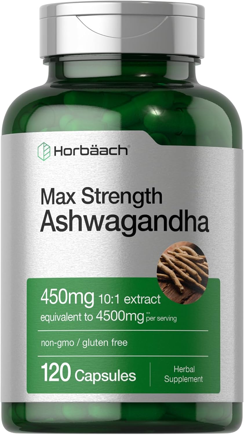 Horbäach Ashwagandha - 450mg - 120 Capsules