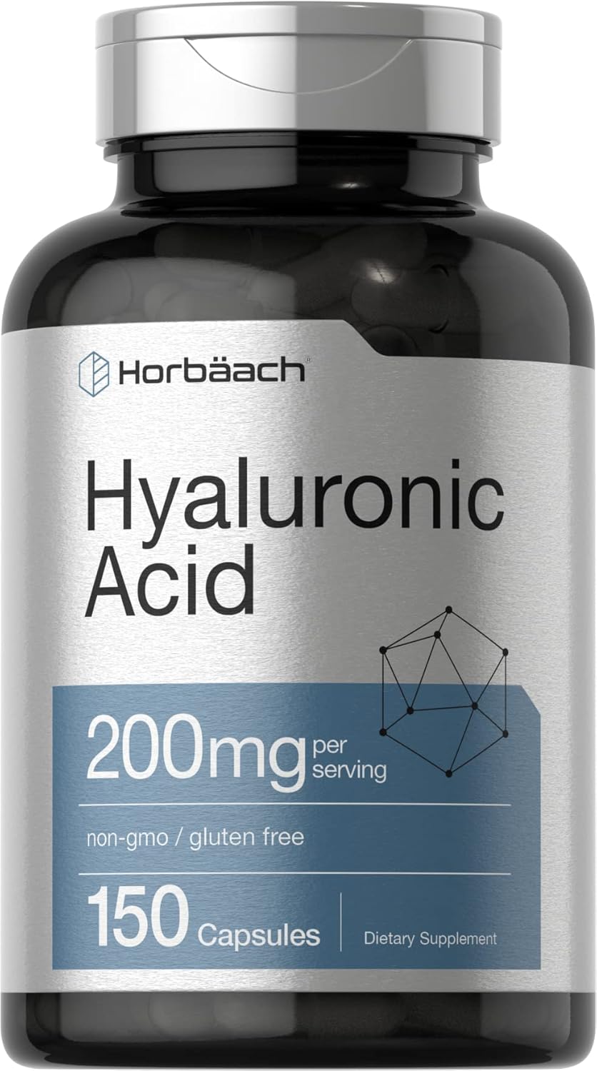 Horbäach Hyaluronic Acid - 200mg - 150 Capsules