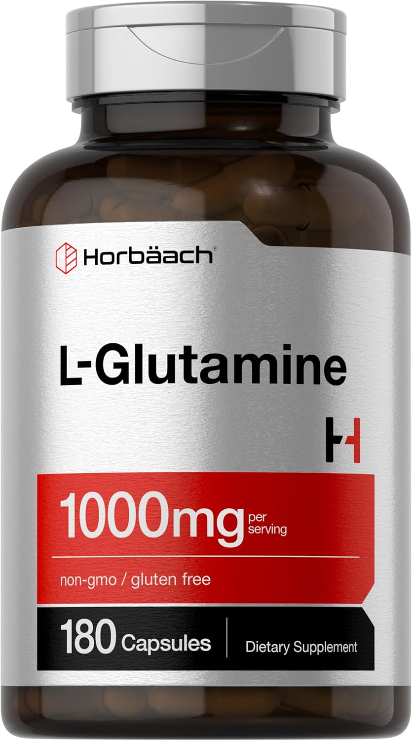 Horbäach L-Glutamine - 1000mg - 180 Capsules