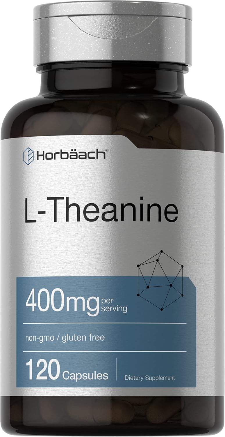 Horbäach L-Theanine - 400mg - 120 Capsules