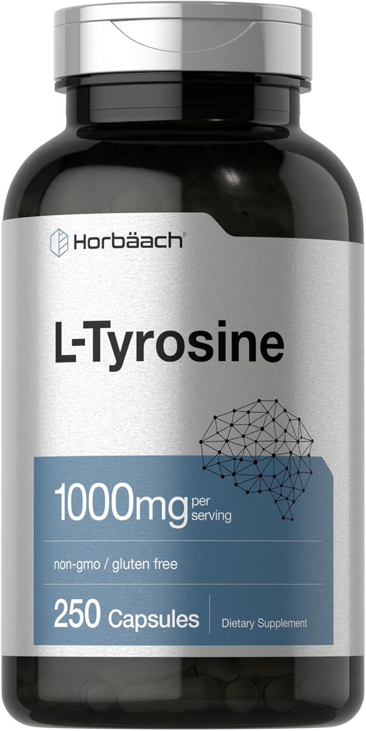 Horbäach L-Tyrosine - 1,000mg - 250 Capsules