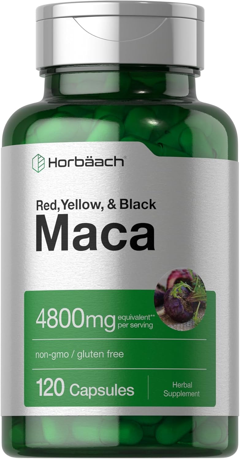 Horbäach Maca - 4800mg - 120 Capsules
