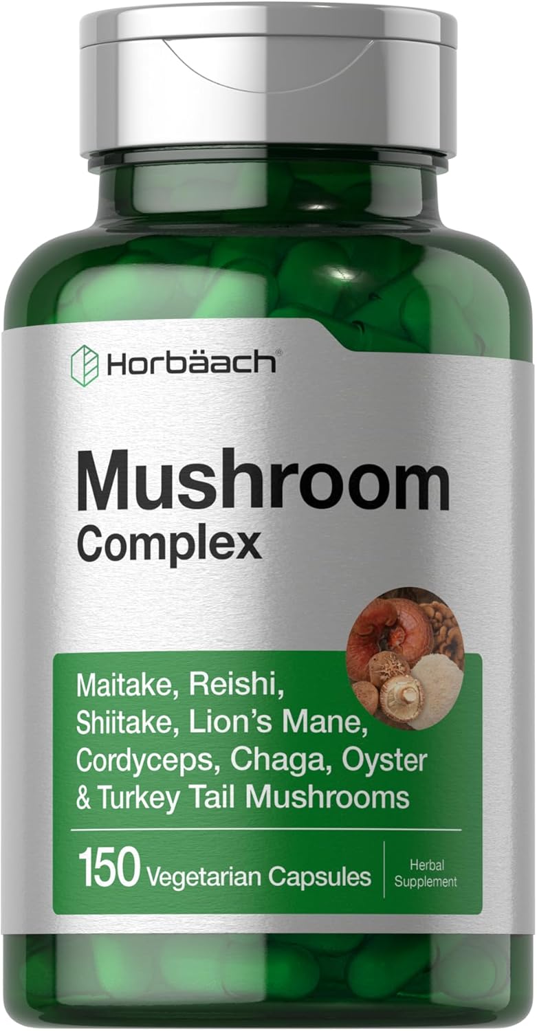 Horbäach Mushroom Complex - 150 Vegetarian Capsules