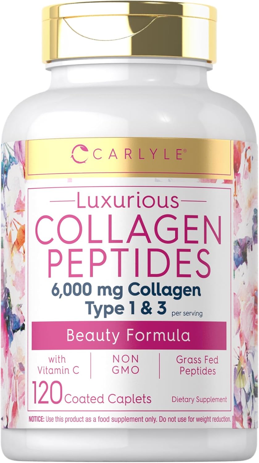 Carlyle Luxurious Collagen Peptides - 6,000mg - 120 Capsules