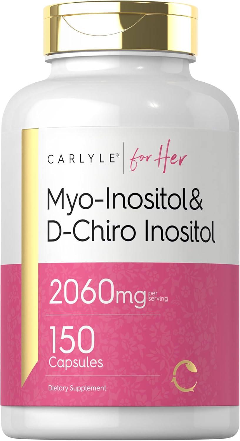 CARLYLE Myo-Inositol & D-Chiro Inositol - 2060mg - 150 Capsules