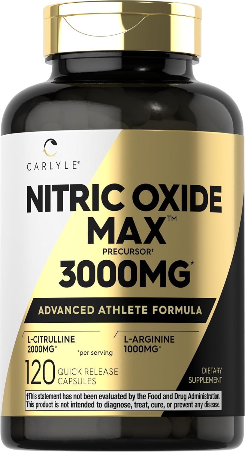 Carlyle Nitric Oxide Max - 3,000mg - 120 Capsules