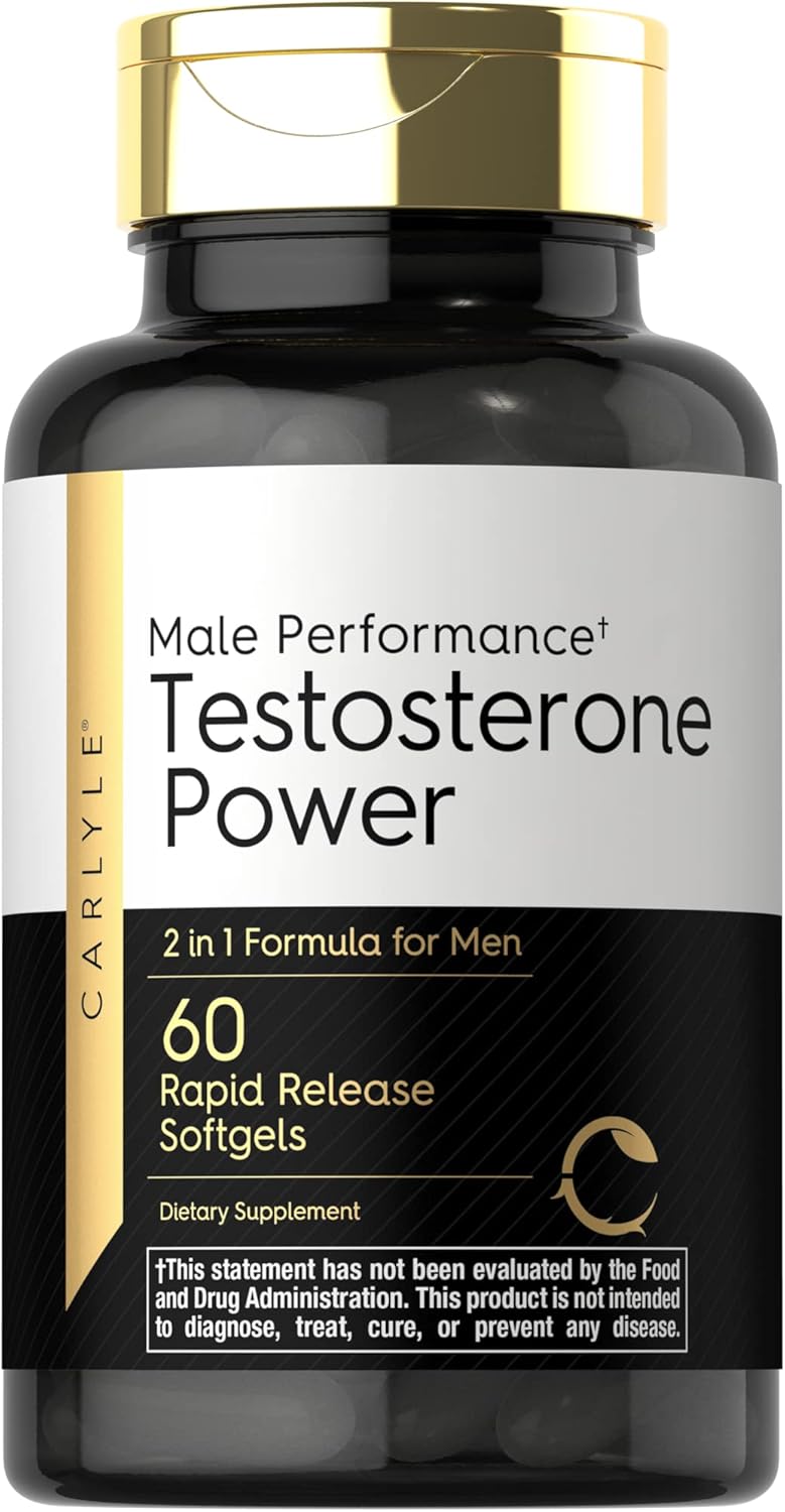 Carlyle Testosterone Power - 60 Softgels