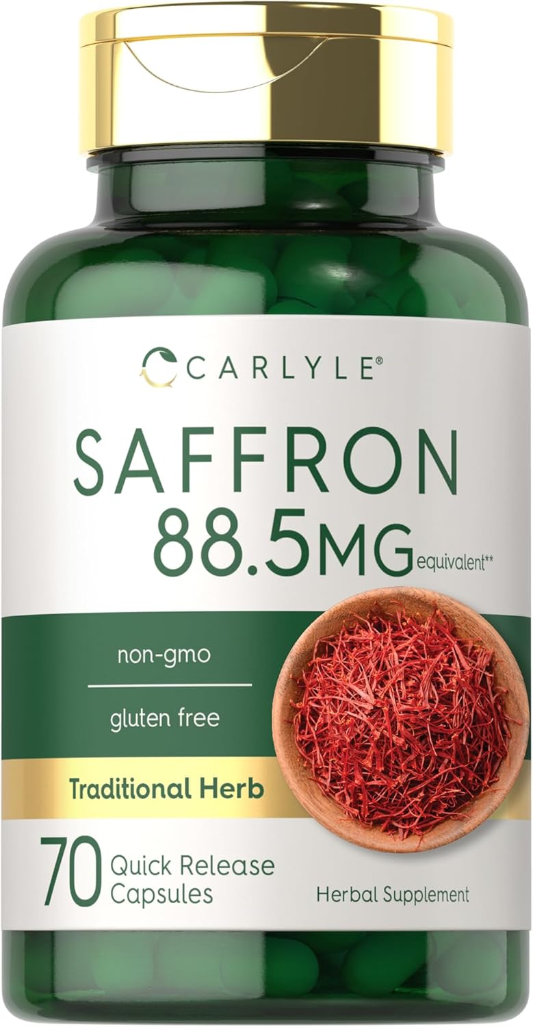 CARLYLE Saffron - 88.5 mg - 70 Quick Release Capsules