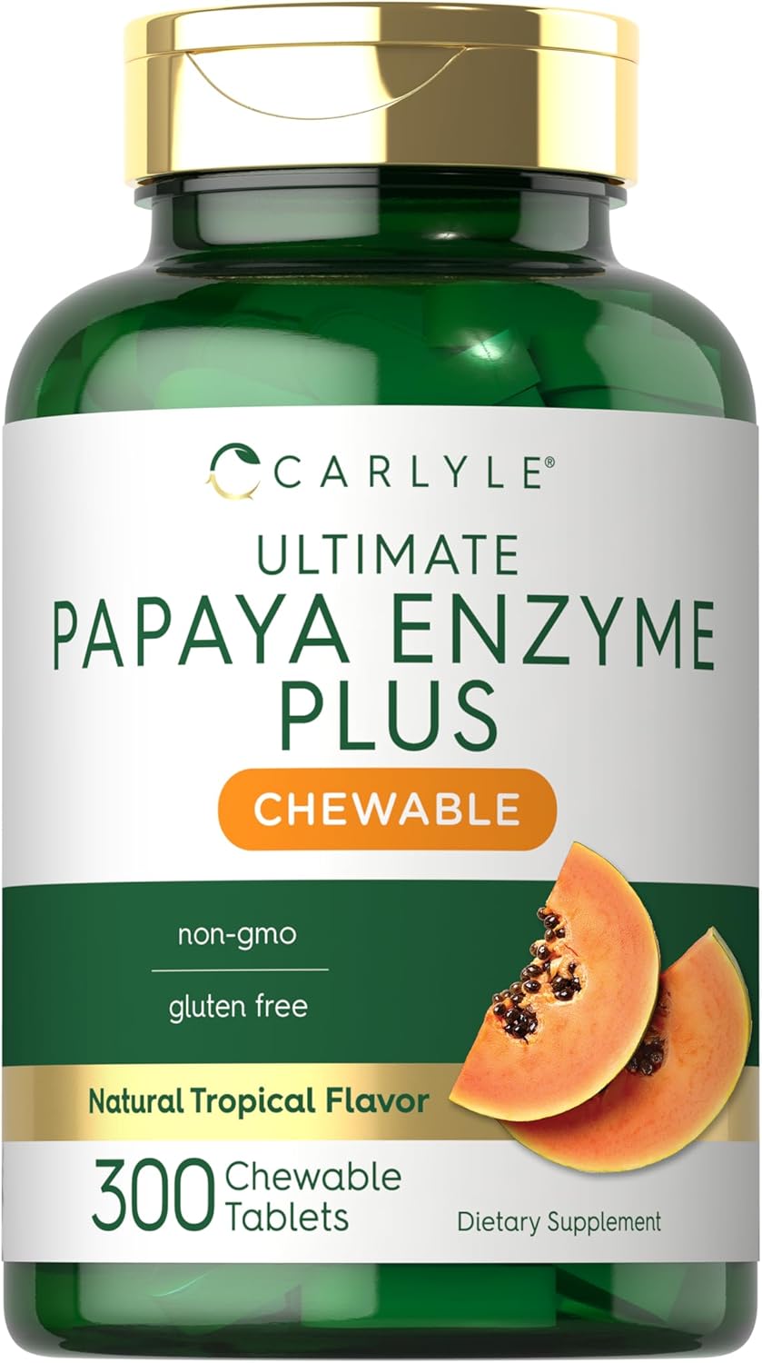 Carlyle Papaya Enzyme Plus - 300 Tablets