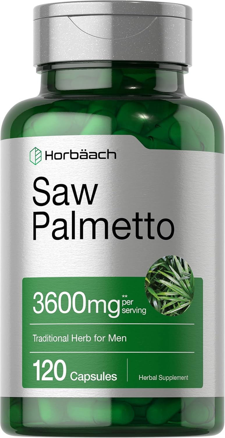 Horbäach Saw Palmetto - 3,600mg - 120 Capsules