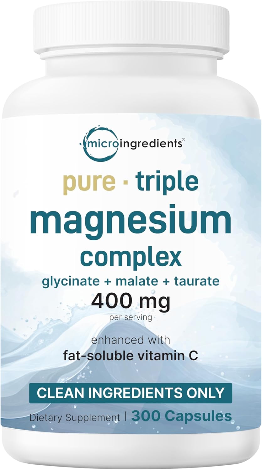 Micro Ingredients Pure Triple Magnesium Complex - 300 Capsules