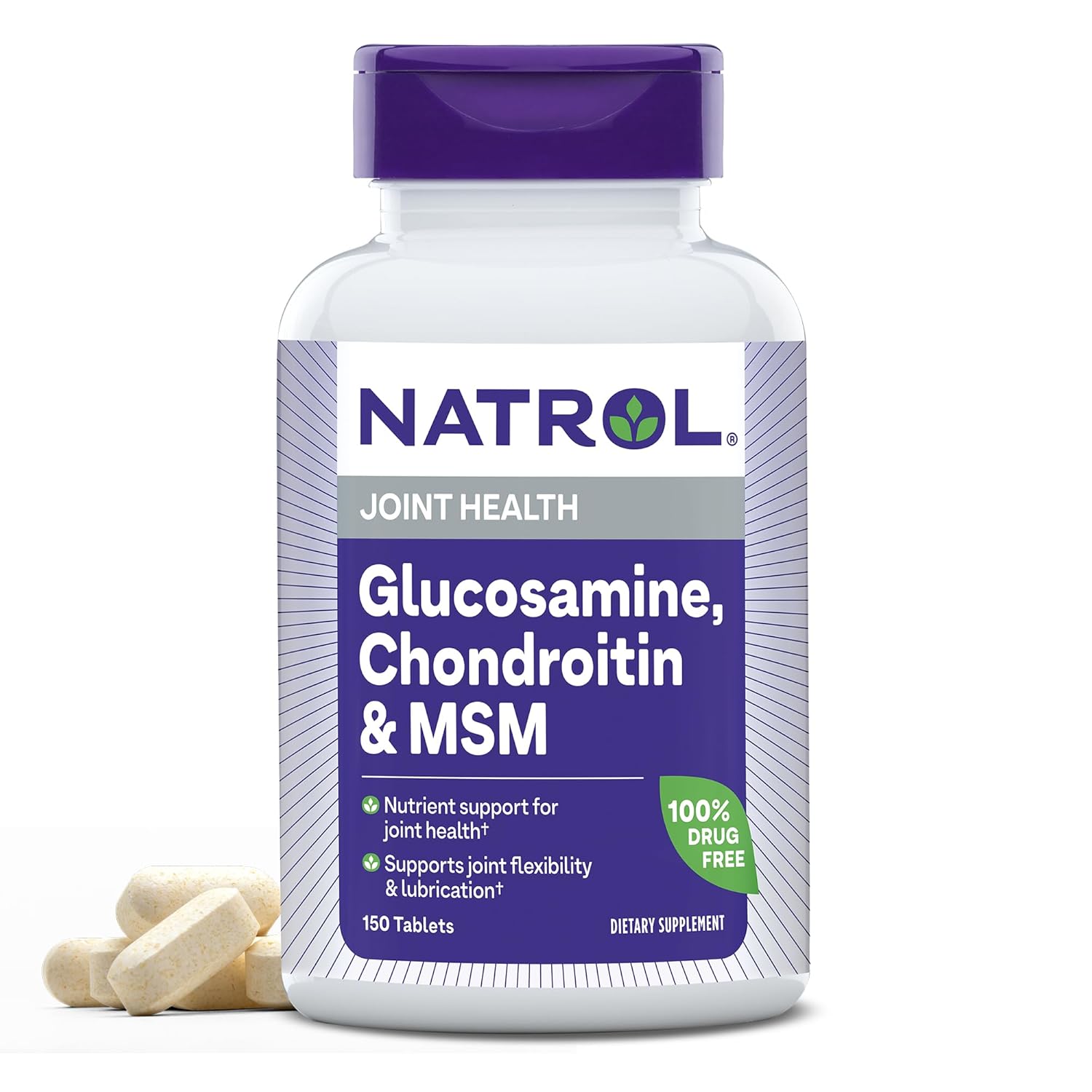 Natrol Glucosamine Chondroitin & MSM - 150 Tablets
