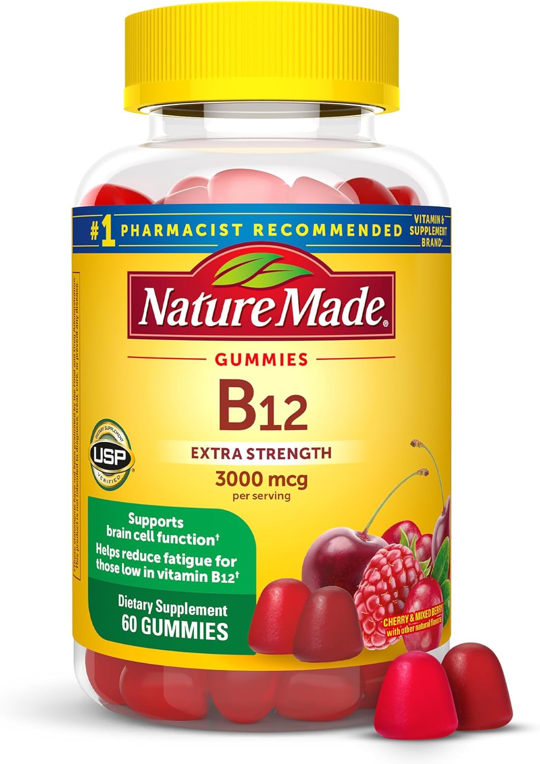 Nature Made B12 Extra Strength - 3,000mg - 60 Gummies