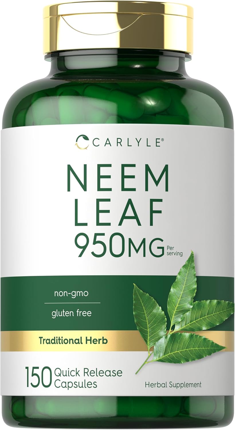 Carlyle Neem Leaf - 950mg - 300 Capsules