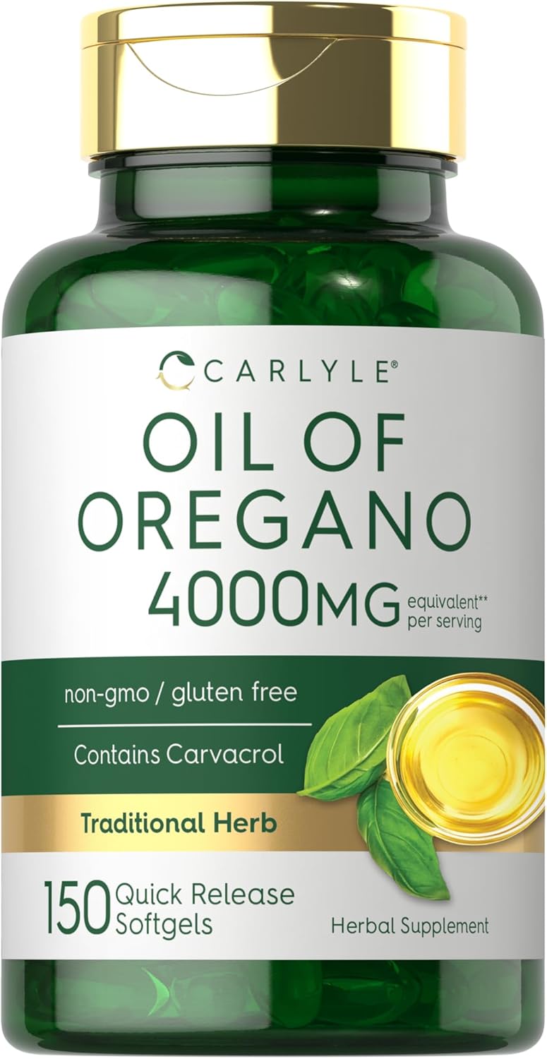CARLYLE Oil of Oregano Extract - 4000mg - 150 Softgels