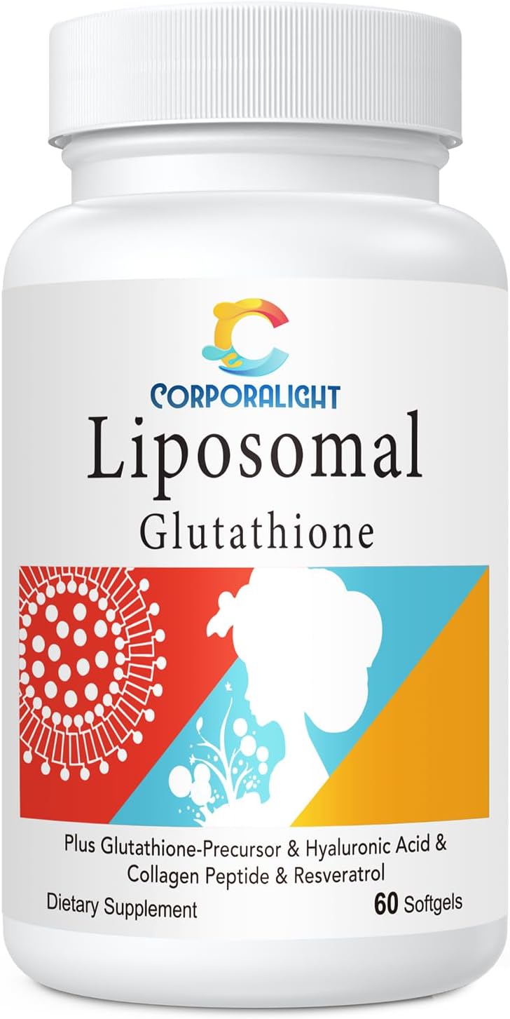 Corporalight Liposomal Glutathione - 2,550mg - 60 Capsules