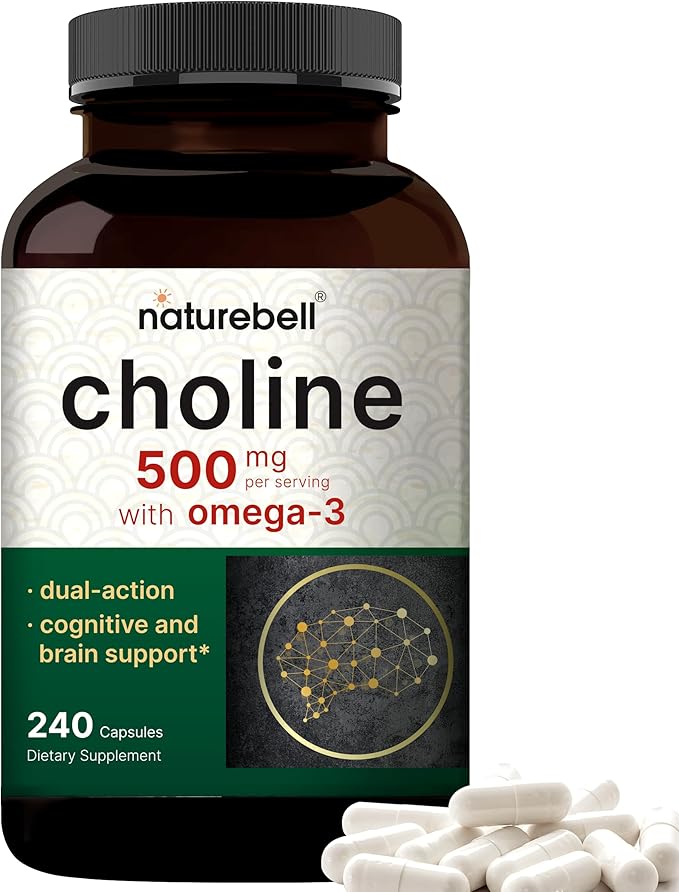NatureBell Choline - 500mg - 240 Capsules