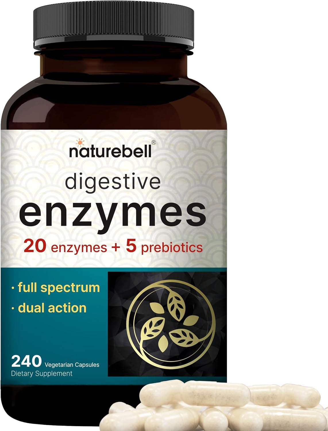 NatureBell Digestive Enzymes - 240 Capsules