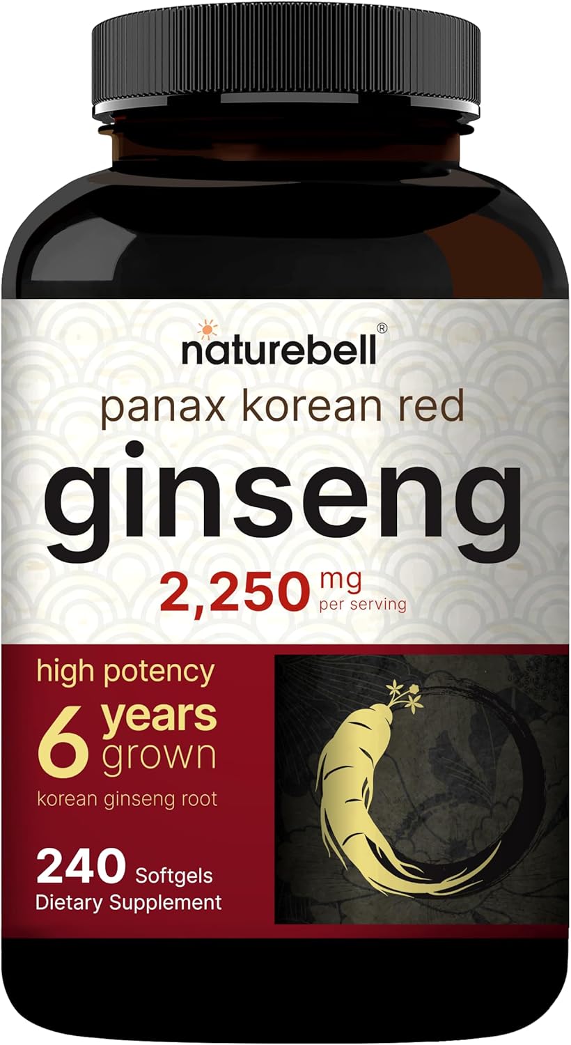 NatureBell Ginseng - 2,250mg - 240 Softgels