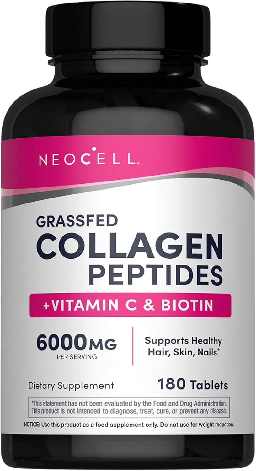 NeoCell Super Collagen, + Vitamin C & Biotin - 180 Tablets