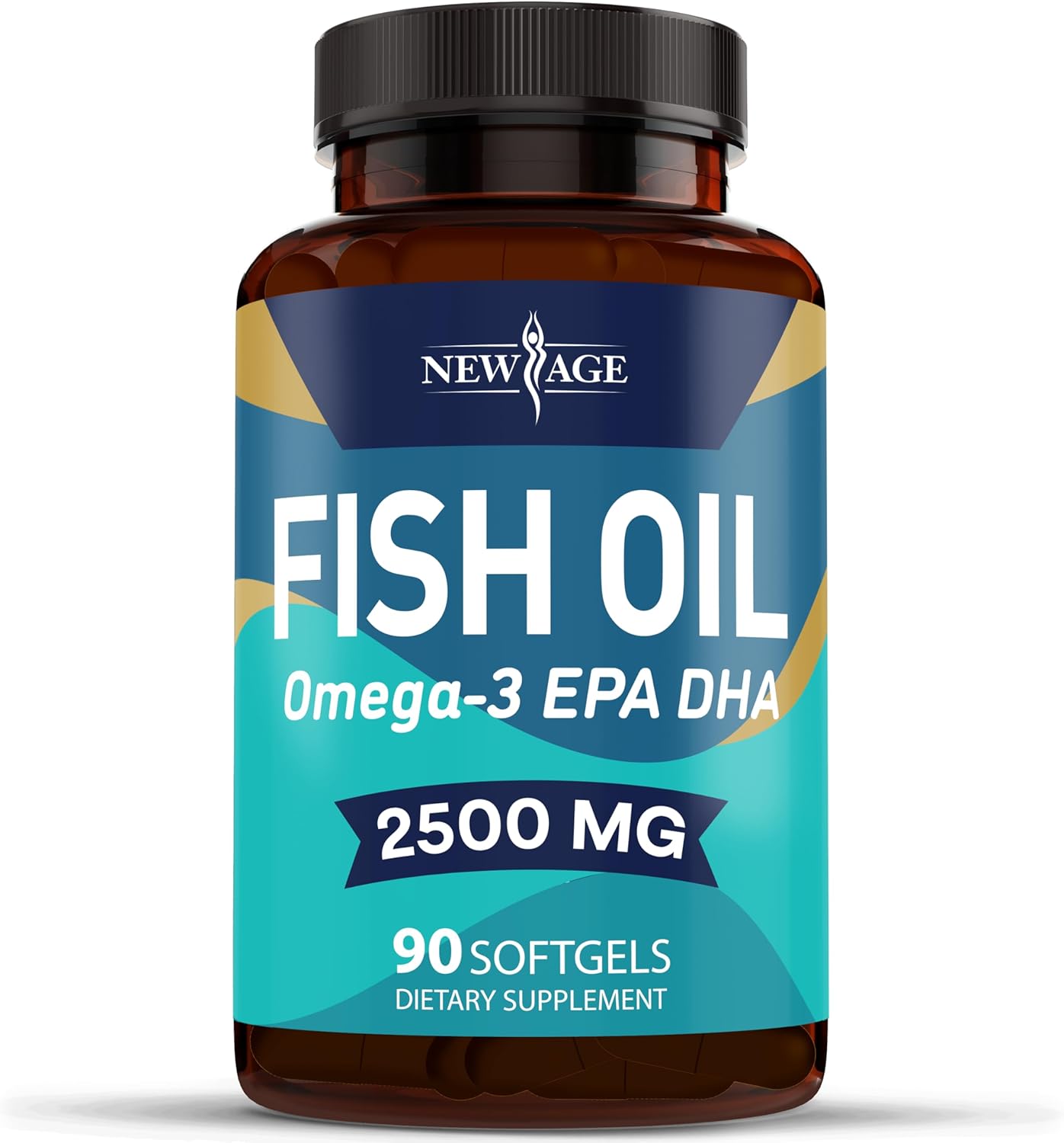 New Age Fish Oil - 2,500mg - 90 Softgels