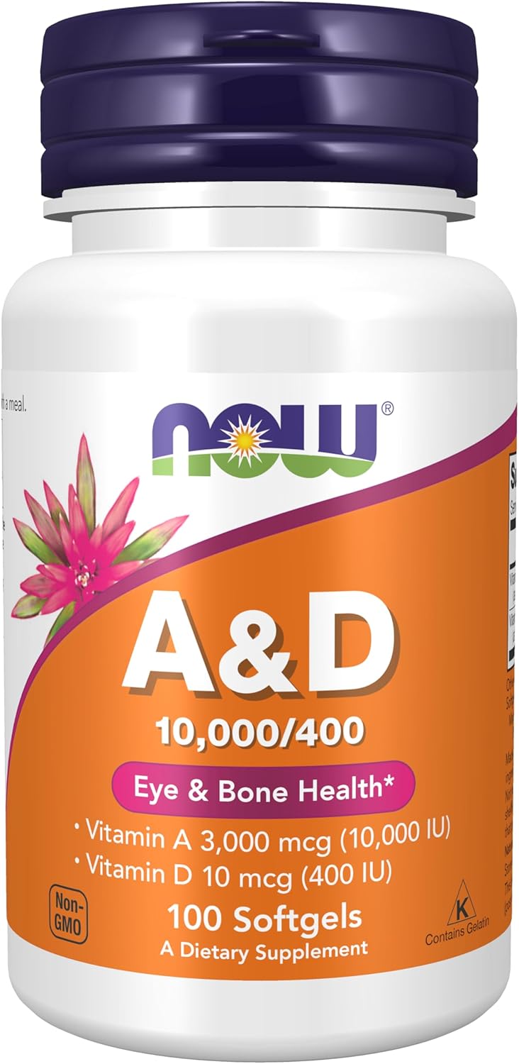 NOW A&D 10,000 iu - 100 Softgels