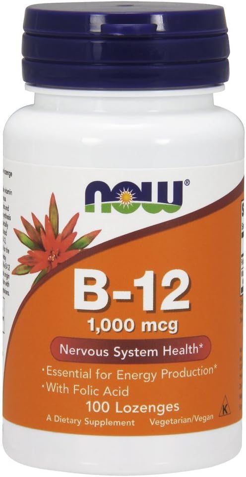NOW B-12 - 1,000mcg - 100 Lozenges