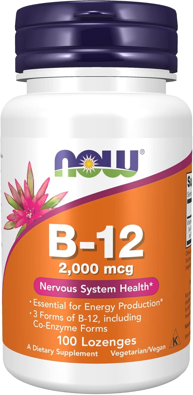 NOW B-12 - 2,000mcg - 100 Lozenges
