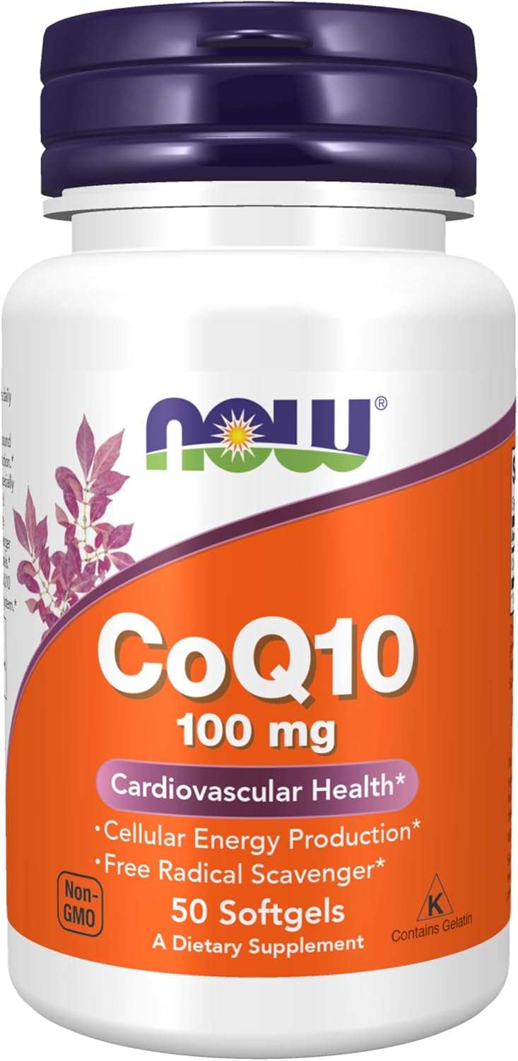 NOW CoQ10 - 100mg - 50 Softgels