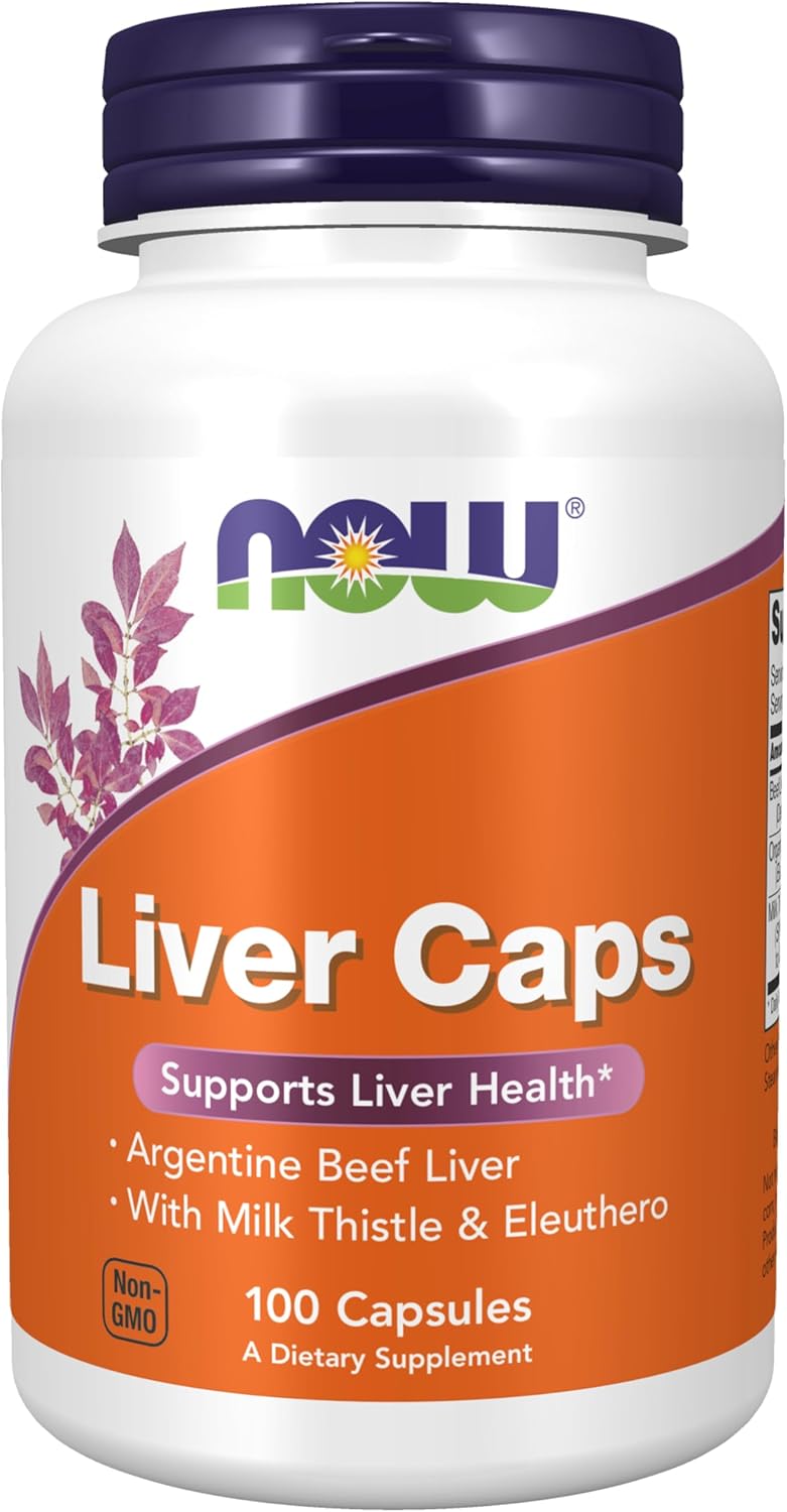 NOW Liver Caps - 100 Capsules