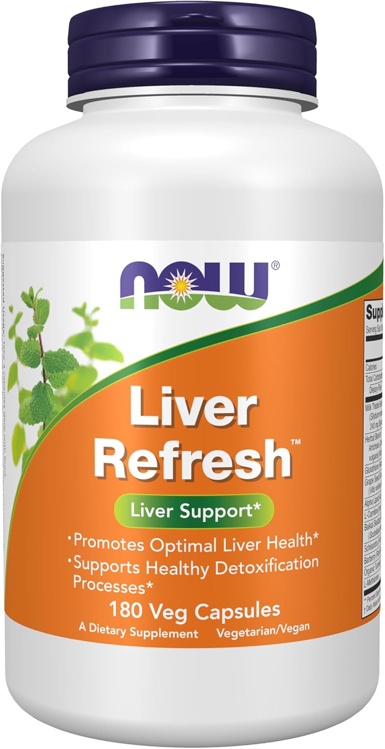 NOW Liver Refresh - 180 Capsules