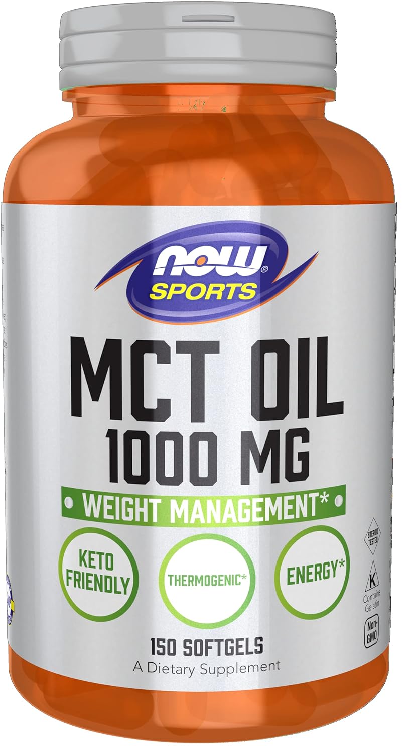NOW MCT Oil - 1,000mg - 150 Softgels