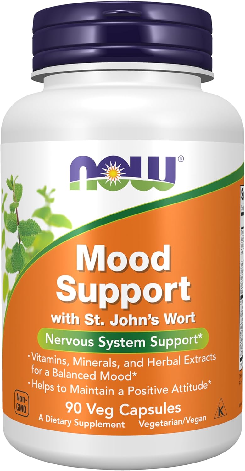NOW Mood Support with St. John's Wort - 90 Veg Capsules