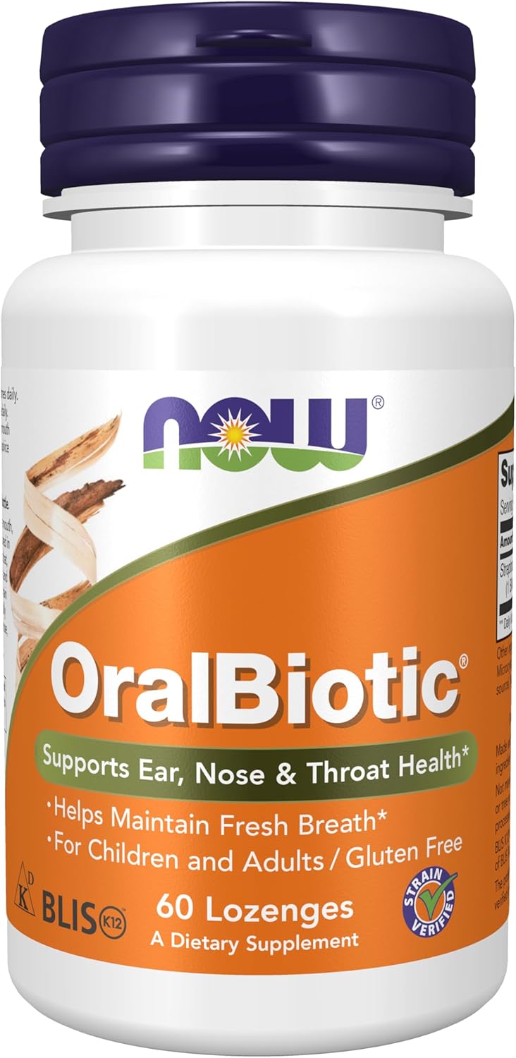 NOW OralBiotic - 60 Lozenges