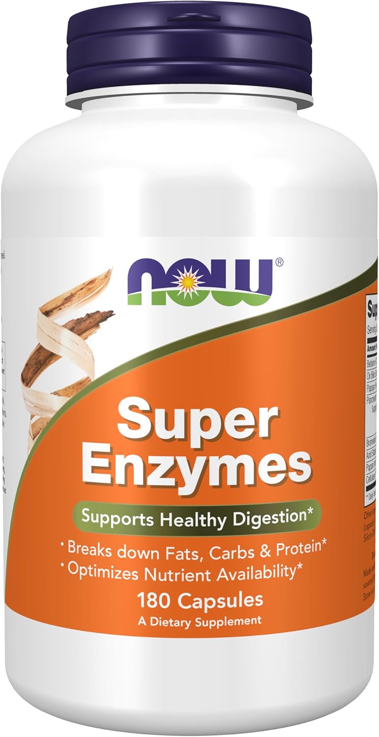 NOW Super Enzymes - 180 Capsules