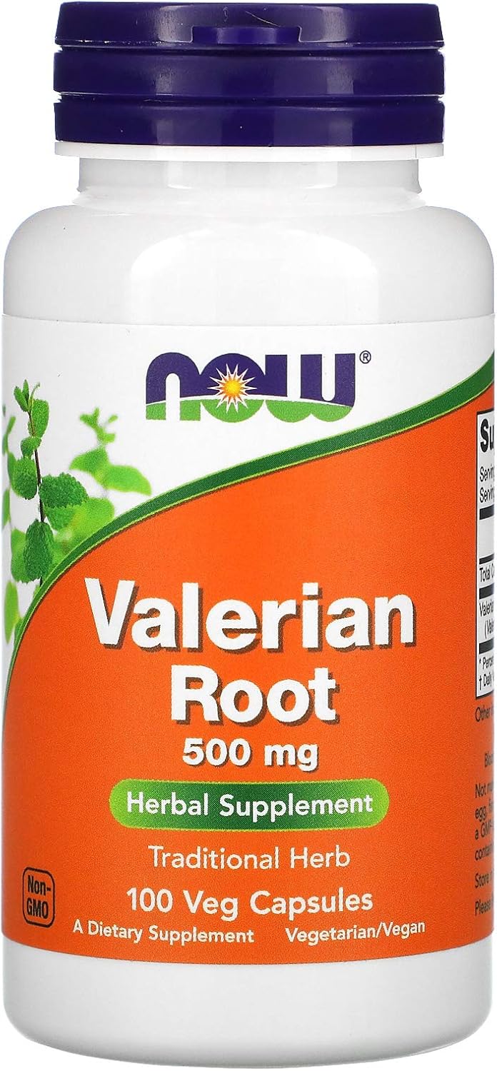 NOW Valerian Root - 500mg - 100 Veg Capsules